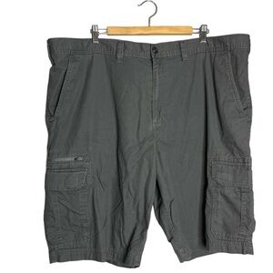 Eddie Bauer Gray Cargo Utility Ripstop Cotton Hiking Fishing Shorts, Size 44